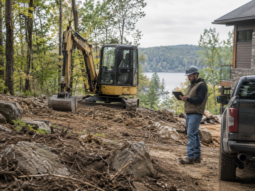 Landscape contractor expanding into land clearing after referral and review growth