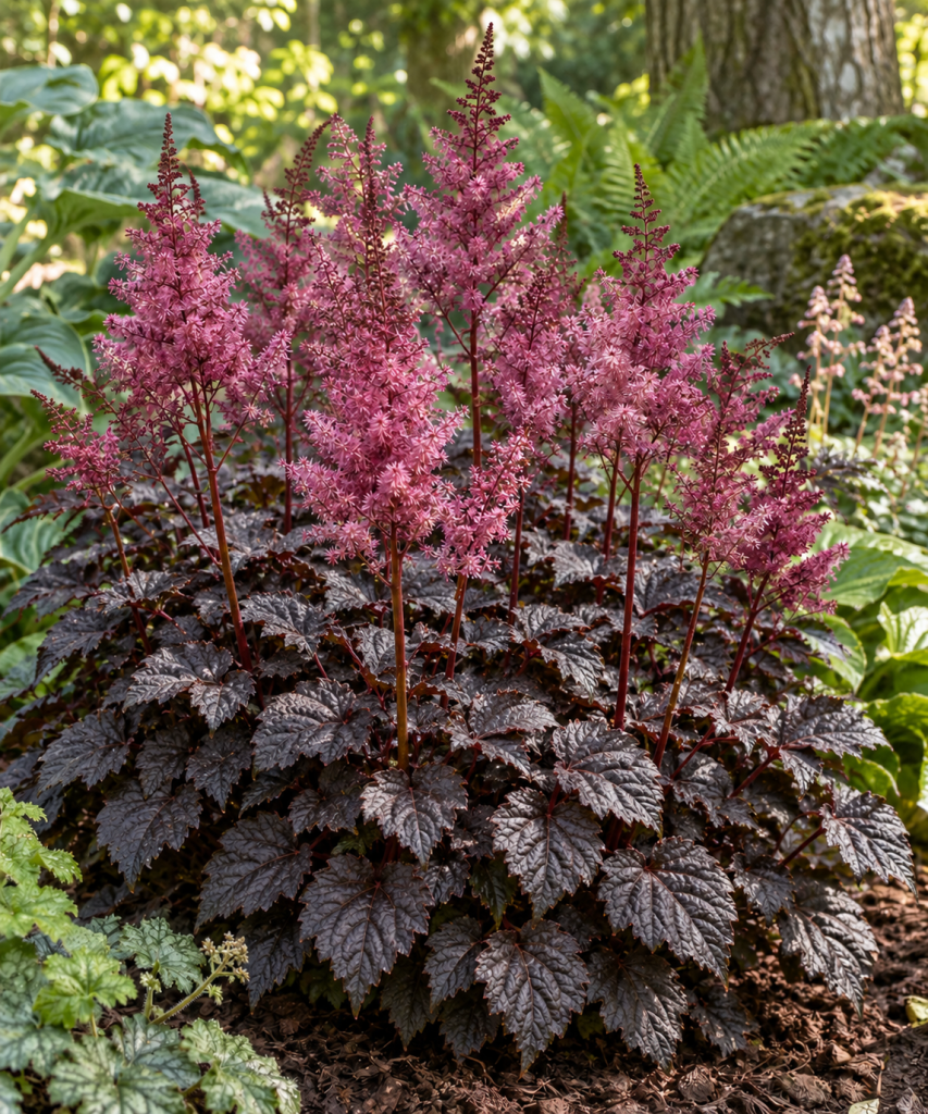 burgundy leaf perennial