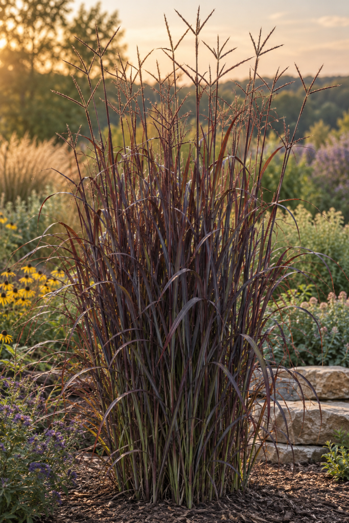 burgundy leaf grasses