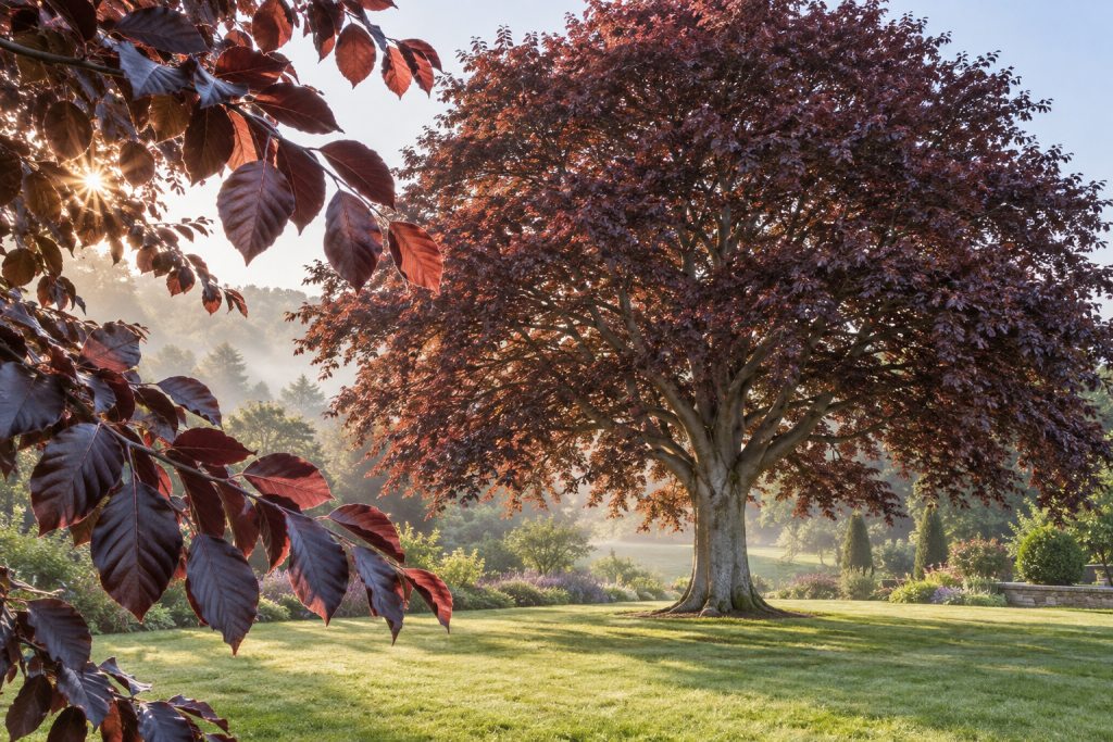 purple leaf beech tree