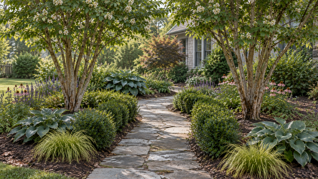 garden entry path