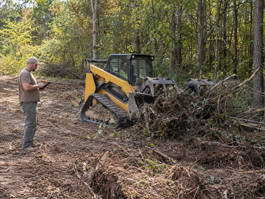 Landscape contractor expanding into land clearing after review-driven growth
